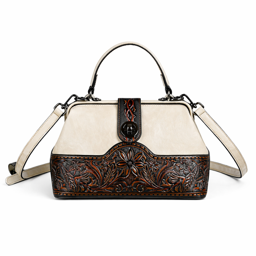 Tasche Luna Totem Vintage – Aus echtem Leder