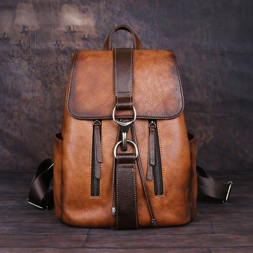 Rucksack Nordica Vintage – Aus echtem Leder