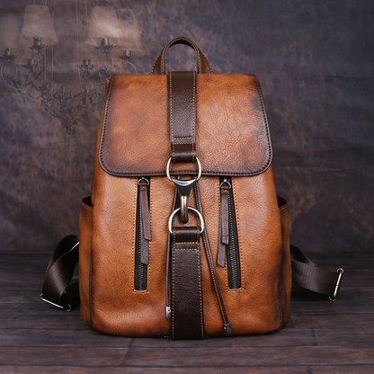 Rucksack Nordica Vintage – Aus echtem Leder
