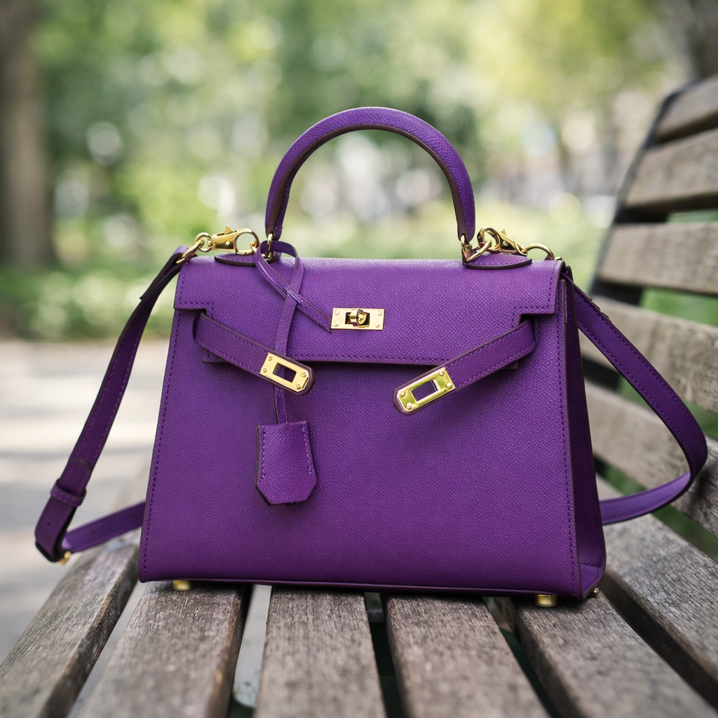 Grace Classique – Tasche aus echtem Leder im Epsom-Stil