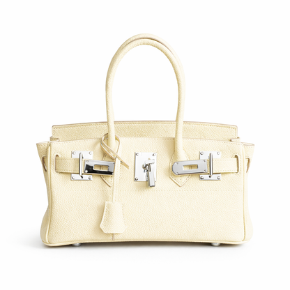 Jane Shoulder – Strukturierte Schultertasche aus echtem Pebbled-Leder