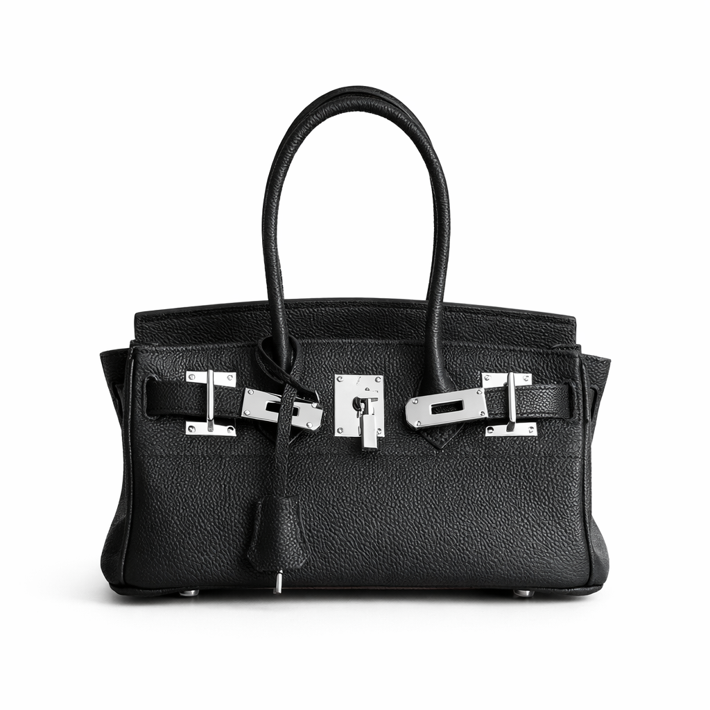 Jane Shoulder – Strukturierte Schultertasche aus echtem Pebbled-Leder