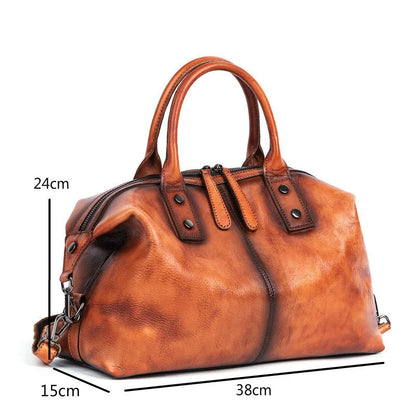 Tasche Riviera Vintage – Aus echtem handbemaltem Leder