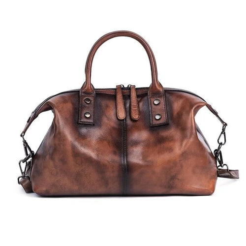 Tasche Riviera Vintage – Aus echtem handbemaltem Leder