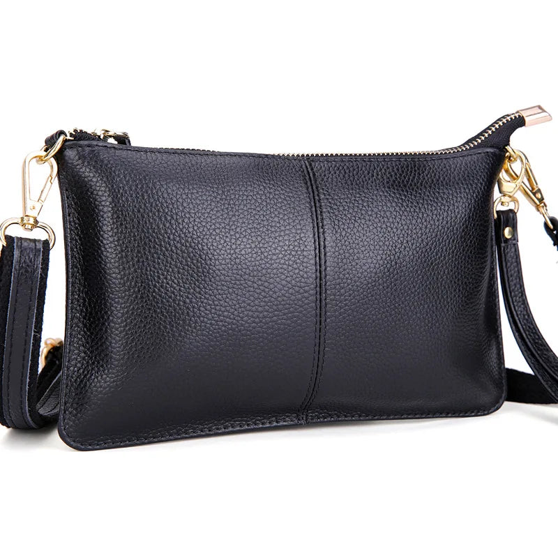 Clutch Helena – Lässige Eleganz aus echtem Leder