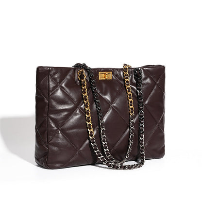 Aurora Chain Tote – Tasche aus echtem Leder