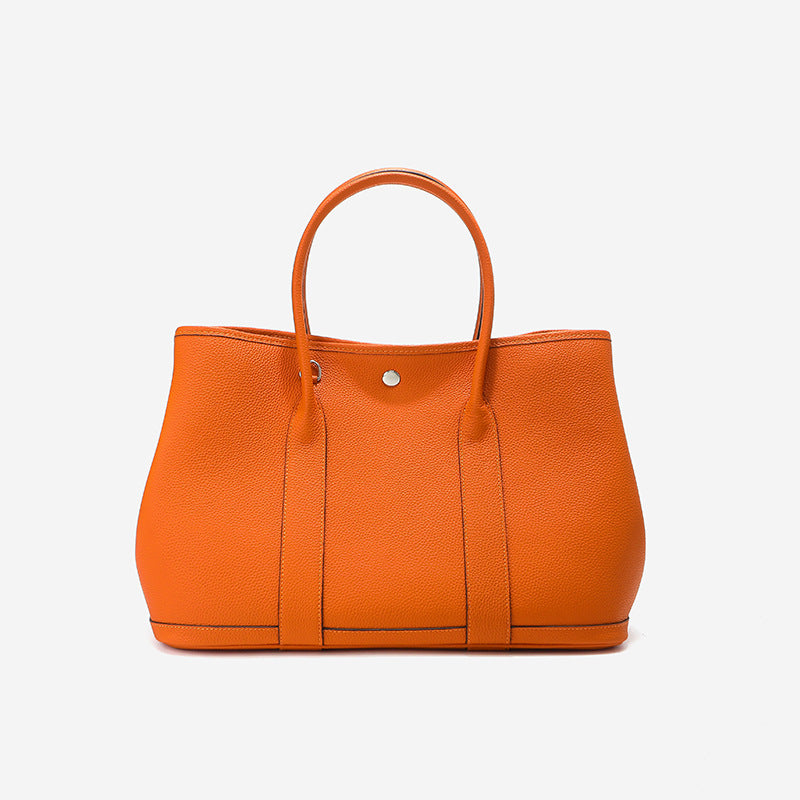 Brigitte – Elegante Tasche aus echtem Leder im Togo-Stil