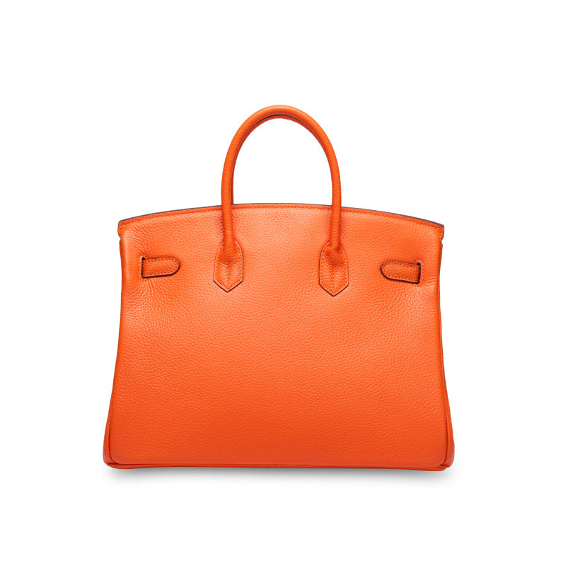 Jane – Premium-Tasche aus echtem Pebbled-Leder