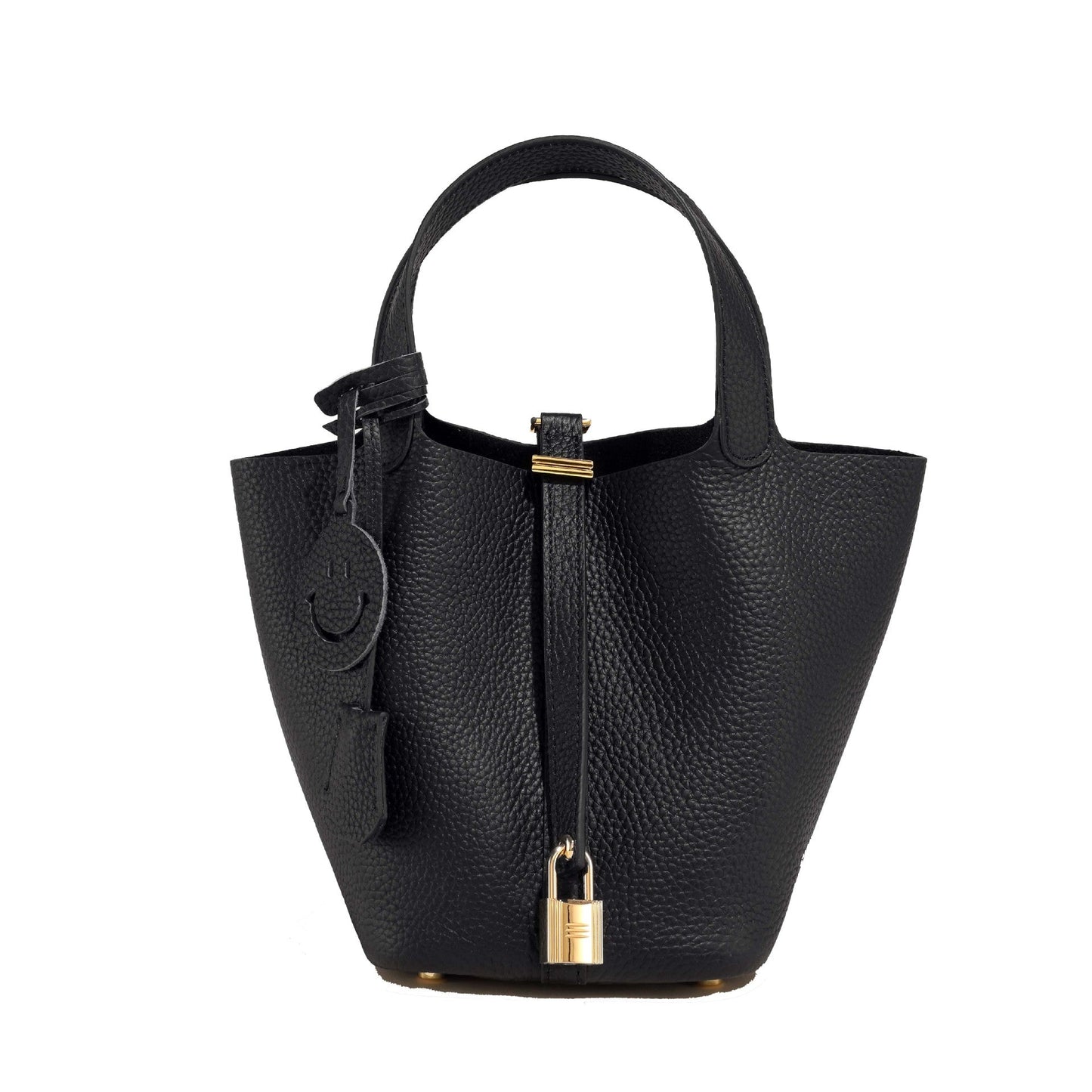 Camille Bucket – Bucket-Tasche aus vollnarbigem Rindsleder