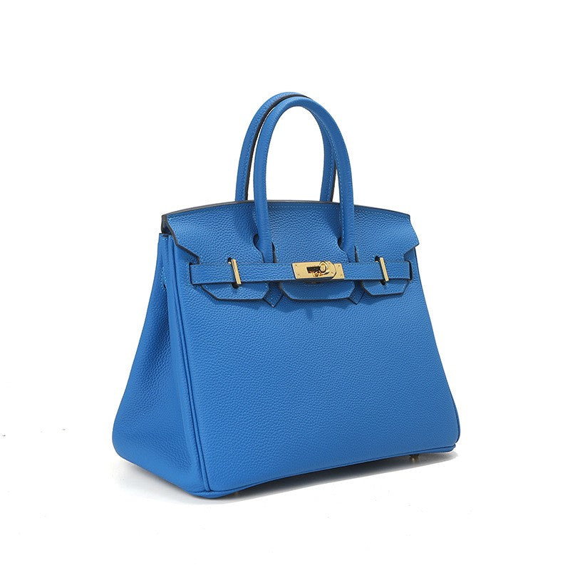 Jane – Premium-Tasche aus echtem Pebbled-Leder