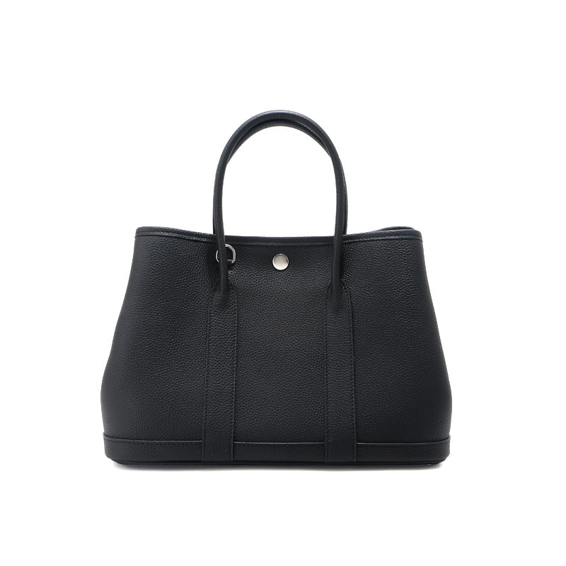 Brigitte – Elegante Tasche aus echtem Leder im Togo-Stil