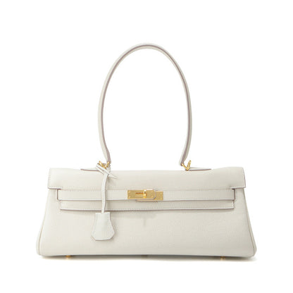 Grace Shoulder 35 – Strukturierte Schultertasche aus echtem Pebbled-Leder