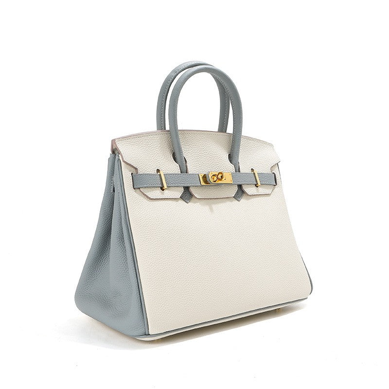 Jane – Premium-Tasche aus echtem Pebbled-Leder