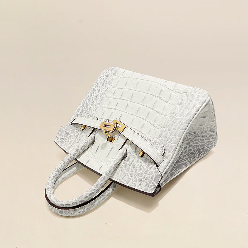 Jane Croco Himalaya – 30 cm Tasche aus echtem Leder