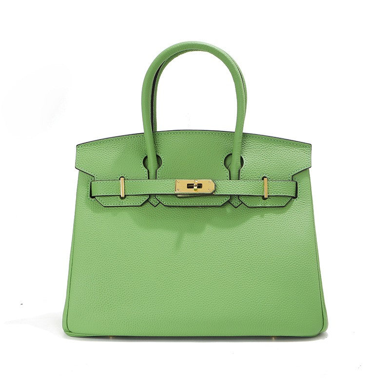 Jane – Premium-Tasche aus echtem Pebbled-Leder