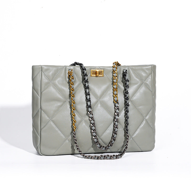 Aurora Chain Tote – Tasche aus echtem Leder