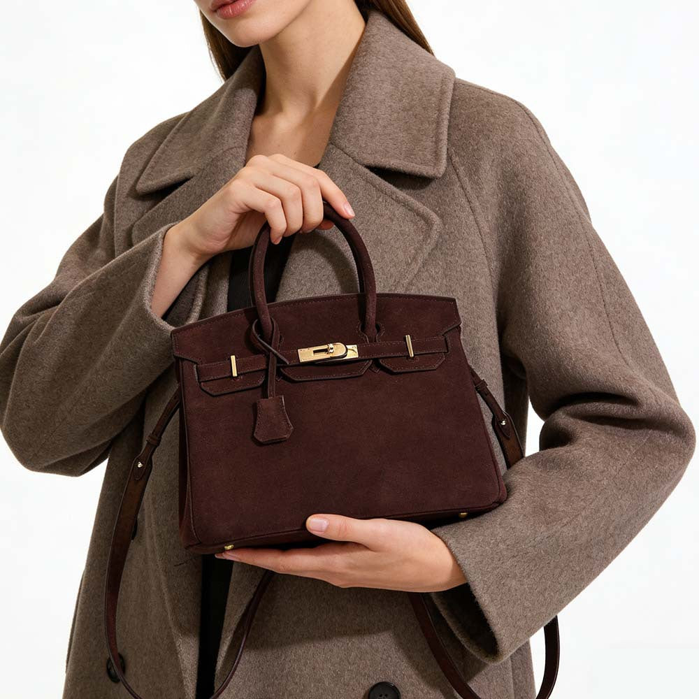 Jane Suede 30 – Tasche aus Veloursleder