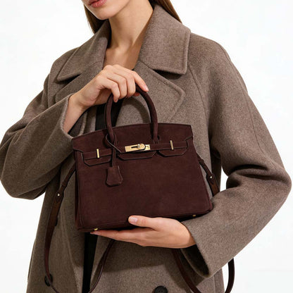 Jane Suede 30 – Tasche aus Veloursleder