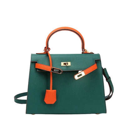 Grace Duo – Tasche aus echtem Leder im Epsom-Stil 25 cm