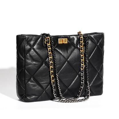 Aurora Chain Tote – Tasche aus echtem Leder