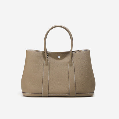 Brigitte – Elegante Tasche aus echtem Leder im Togo-Stil