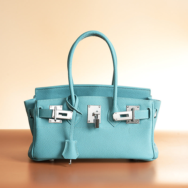Jane Shoulder – Strukturierte Schultertasche aus echtem Pebbled-Leder