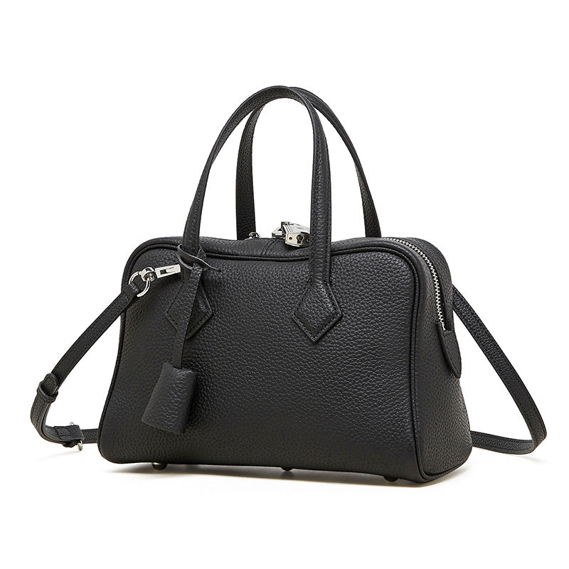 Victoria – Tasche aus echtem Pebbled-Leder