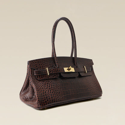 Jane Croco Maxi – Tasche 40 cm aus echtem Leder