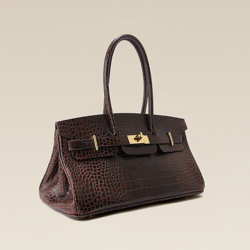 Jane Croco Maxi – Tasche 40 cm aus echtem Leder