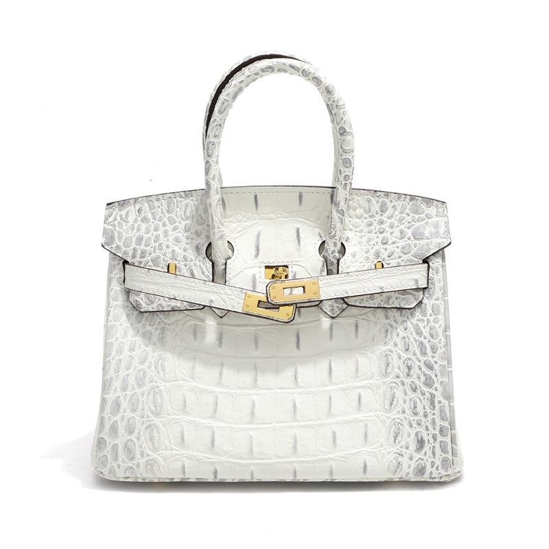 Jane Croco Himalaya – 30 cm Tasche aus echtem Leder