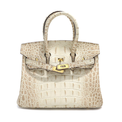 Jane Croco Himalaya – 30 cm Tasche aus echtem Leder