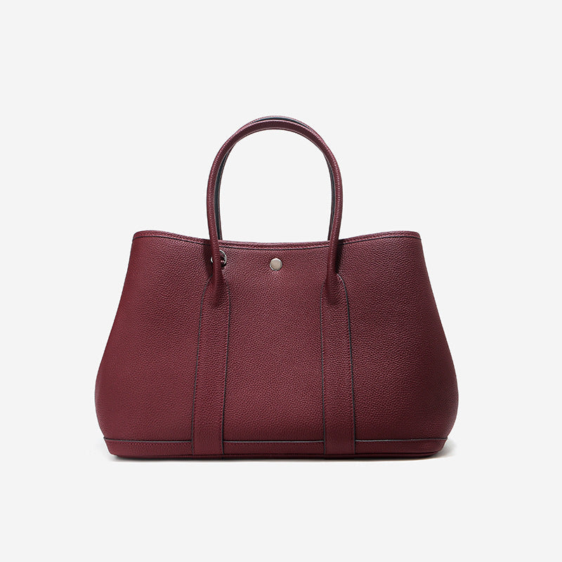 Brigitte – Elegante Tasche aus echtem Leder im Togo-Stil