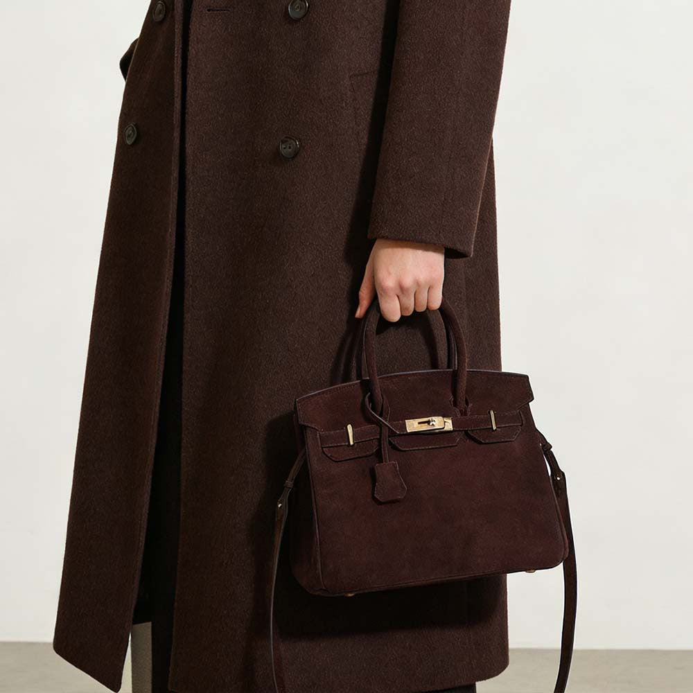 Jane Suede 30 – Tasche aus Veloursleder