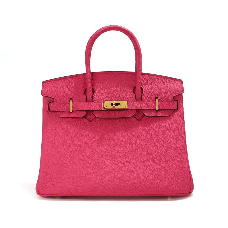 Jane – Premium-Tasche aus echtem Pebbled-Leder