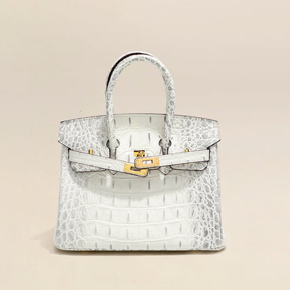 Jane Croco Himalaya – 30 cm Tasche aus echtem Leder