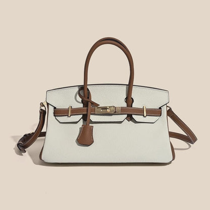 Jane Shoulder 29 CM – Strukturierte Schultertasche aus echtem Pebbled-Leder