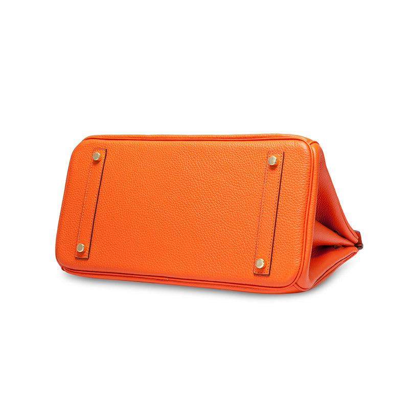 Jane – Premium-Tasche aus echtem Pebbled-Leder