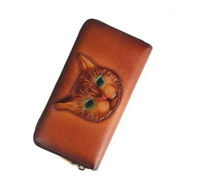 Geldbörse Gato Luna Vintage – Aus echtem Premium-Leder
