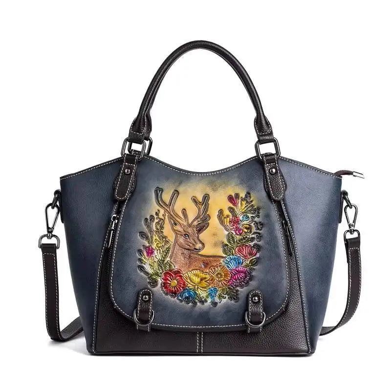 Tote Vitória Vintage – Aus echtem Premium-Leder