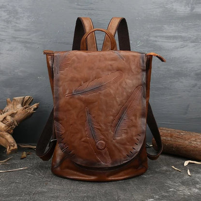 Rucksack Pluma Vintage – Aus echtem Premium-Leder