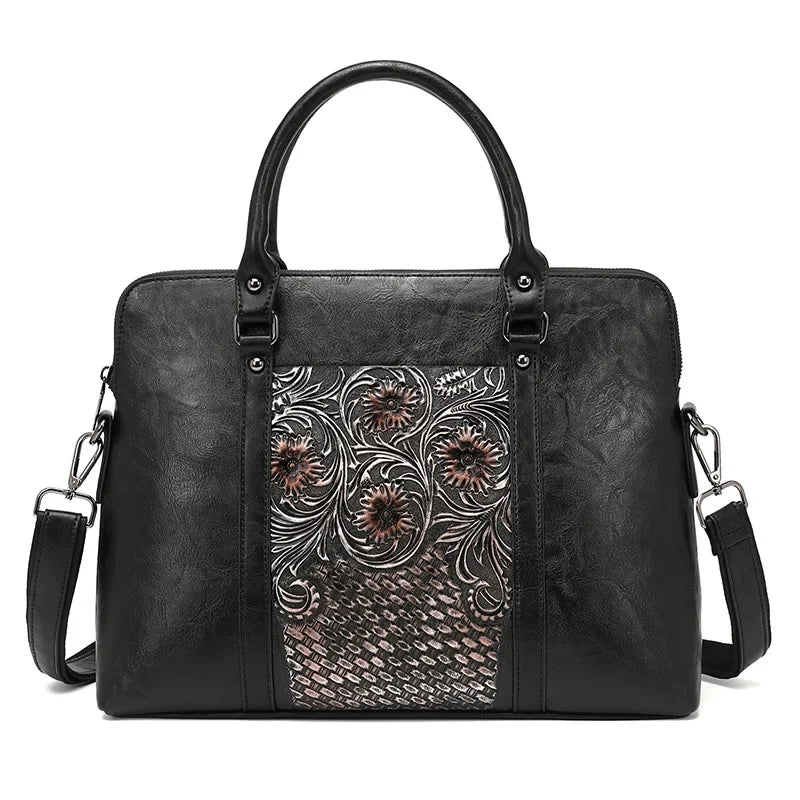 Businesstasche Helena Vintage – Aus echtem Premium-Naturleder