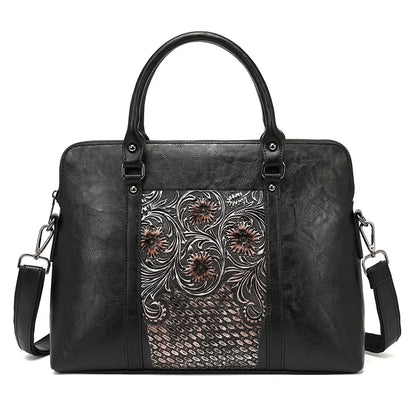 Businesstasche Helena Vintage – Aus echtem Premium-Naturleder