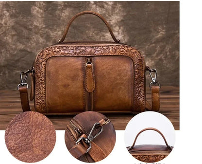 Tasche Alba Vintage – Aus echtem Premium-Leder