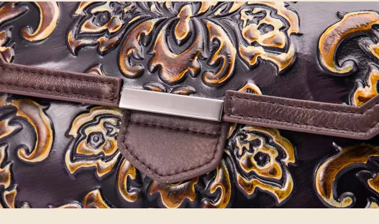 Flap-Tasche Aurora Vintage – Aus echtem Premium-Leder