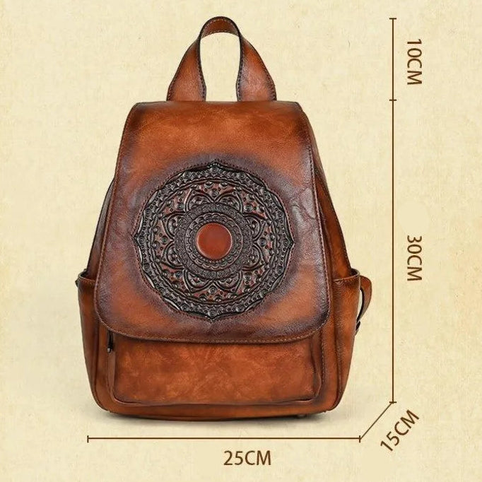 Geometrischer Rucksack Laura Vintage – Elegantes Design in hoher Qualität