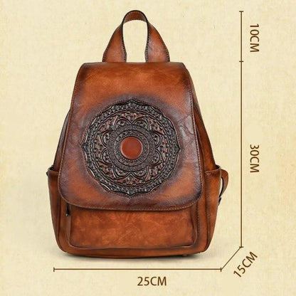 Geometrischer Rucksack Laura Vintage – Elegantes Design in hoher Qualität