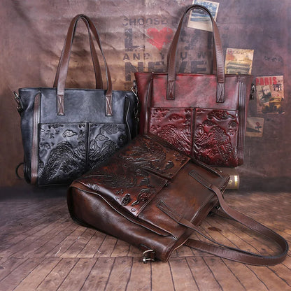 Tote Victoria Vintage – Aus echtem Premium-Leder