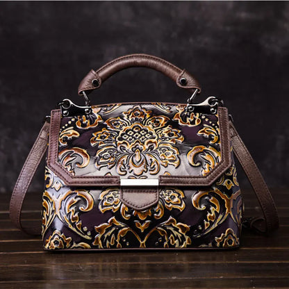 Flap-Tasche Aurora Vintage – Aus echtem Premium-Leder