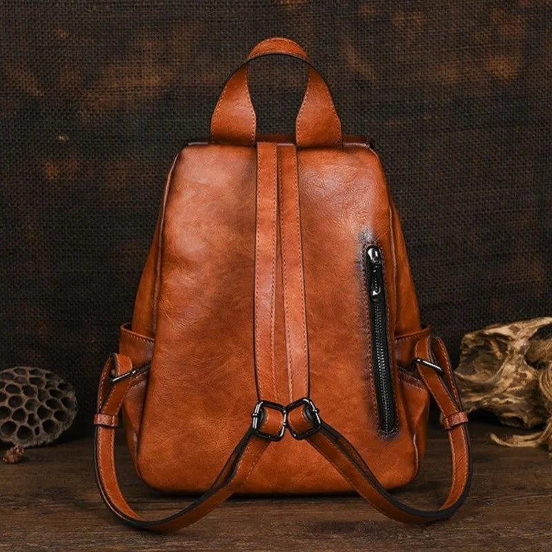 Geometrischer Rucksack Laura Vintage – Elegantes Design in hoher Qualität