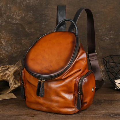Rucksack Clara Vintage – Aus echtem Premium-Leder